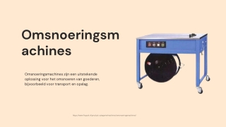 Omsnoeringsmachines