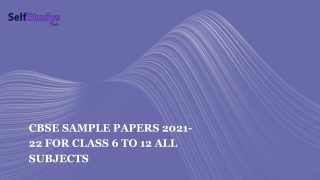 CBSE Sample Papers for Class 6 to 12 All Subjects