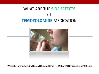 What are the Side effects of Temozolomide