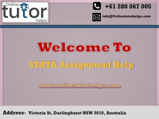 STATA Assignment Help PPT