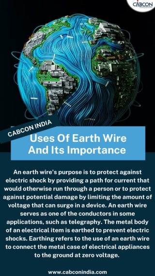 Uses Of Earth Wire And Its Importance