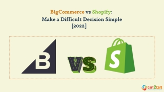 BigCommerce vs Shopify Compared. Which Is The Best For Your Online Store?