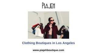 Clothing Boutiques in Los Angeles