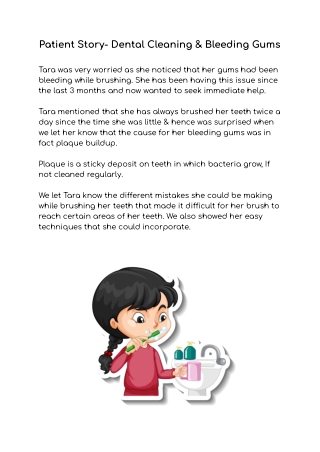 Patient Story- Dental Cleaning & Bleeding Gums.docx