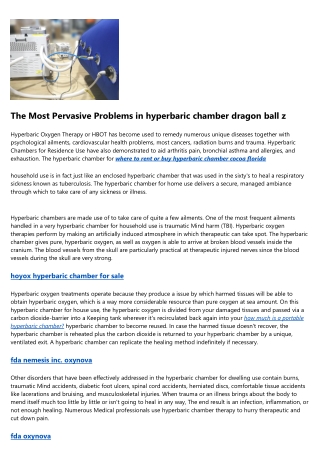 The Worst Advice You Could Ever Get About used certified mild hyperbaric chamber