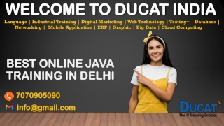 Best Online Java Training in Delhi