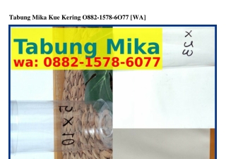 Tabung Mika Kue Kering Ö882~I578~ϬÖ77(WA)
