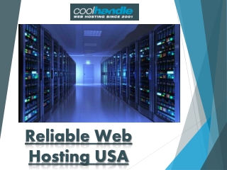 Reliable Web Hosting USA