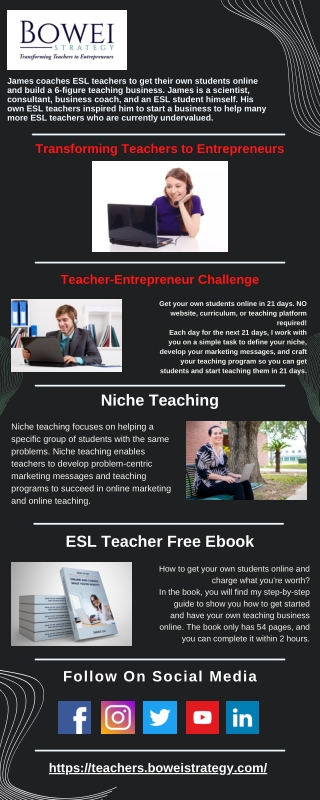 ESL Teaching Niche - Bowei Strategy