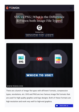 SVG vs PNG  What is the Difference Between both Image File Types