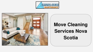 Move Cleaning Services Nova Scotia Canada _ Be Crystal Clean