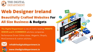 WELCOME TO THE DIGITAL DEPARTMENT || Best Web Designer in Ireland