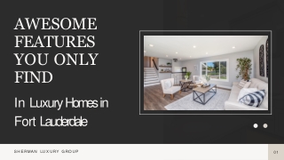 Awesome Features You Only Find in Luxury Homes in Fort Lauderdale
