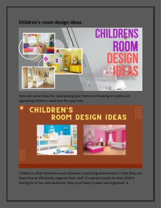 Children's room design ideas-converted