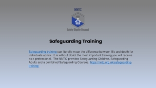 Safeguarding Training in UK
