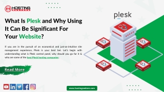 What Is Plesk and Why Using It Can Be Significant For Your Website?