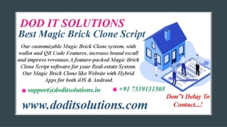 Readymade Magic Brick Clone System - DOD IT SOLUTIONS