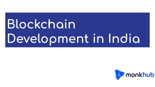 Blockchain Development in India