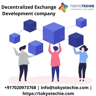 Decentralized Exchange Development company in Uttar Pradesh | TokyoTechie