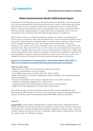 Semiochemicals Market Forecasts to 2028