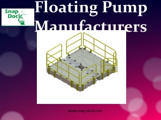 Floating Pump Manufacturers