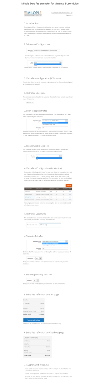 Magento 2 Extra Fee By Milople