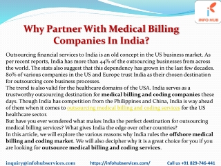 Why Partner With Medical Billing Companies In India