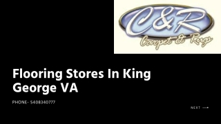 Flooring Stores In King George VA