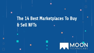 The 14 Best Marketplaces To Buy & Sell NFTs