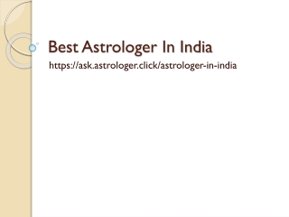 Top Astrologer In India