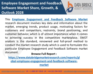 Employee Engagement and Feedback Software Market Insights, Trends, Revenue