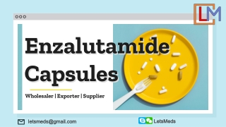 Enzalutamide Capsules Wholesale Price Philippines