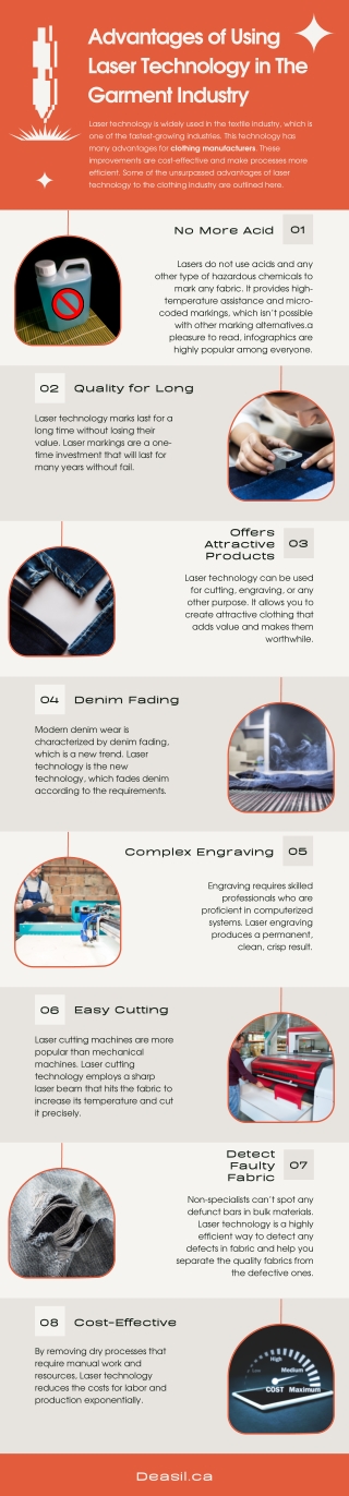 Advantages of Using Laser Technology in The Garment Industry