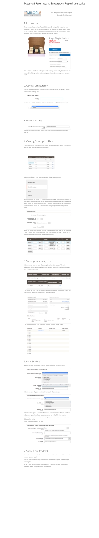 Magento 2 Prepaid Subscription Payments