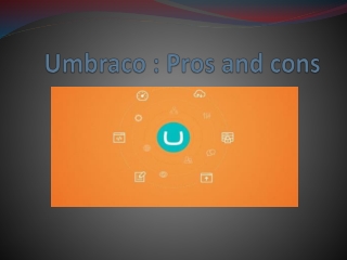 Umbraco Pros and cons