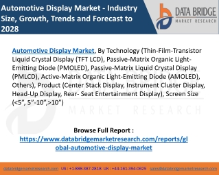 Automotive Display Market