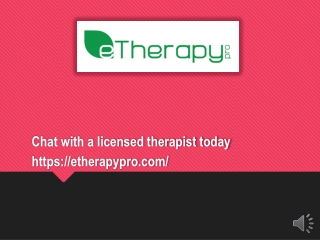 The Benefits of Online Counseling for You and Your Health  - eTherapypPro