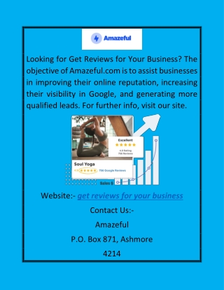 Get Reviews for Your Business  Amazeful.com