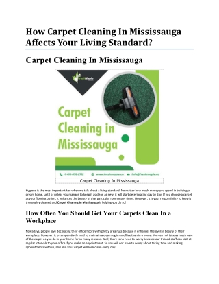 Tired Of Pet Stains On Your Carpet? – Carpet Cleaning In Mississauga