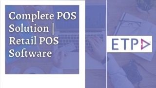 Complete POS Solution | Retail POS Software