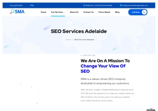 SEO Services Company Adelaide