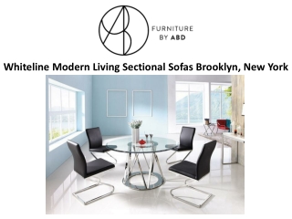 Whiteline Modern Living Sectional Sofas Brooklyn, New York