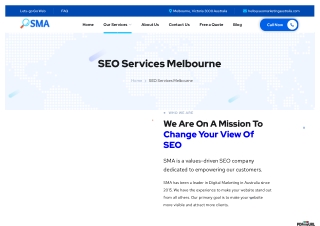 SEO Services Company Melbourne