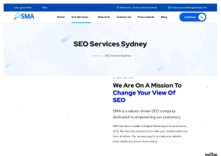 SEO Services Company Sydney