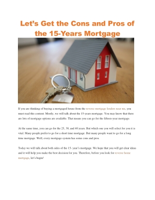 reverse home mortgage