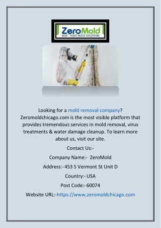 Mold Removal Company | Zeromoldchicago.com