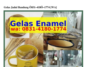 Gelas Jadul Bandung