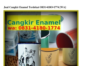 Jual Cangkir Enamel Terdekat