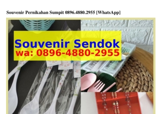 Souvenir Pernikahan Sumpit Ö8ᑫϬ·488Ö·2ᑫ55[WA]