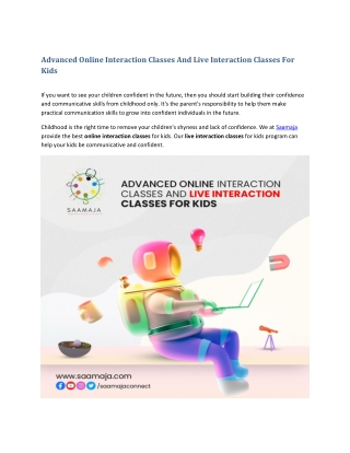 Advanced Online Interaction Classes And Live Interaction Classes For Kids-converted